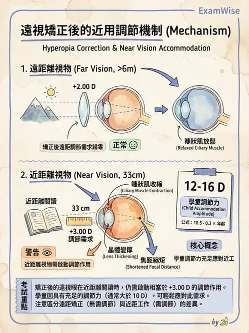 驗光師 - 景深、加入度與老花矯正 - AI 圖文解析預覽
