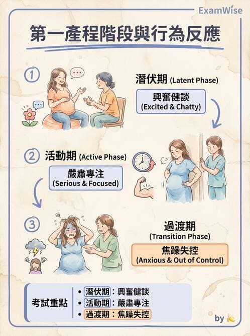 護理師 - 產程機轉與待產護理 - AI 圖文解析預覽