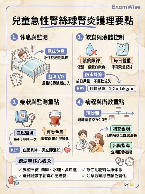 護理師 - 兒童泌尿系統疾病 - AI 圖文解析預覽