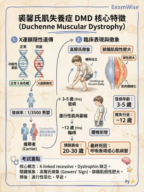 護理師 - 兒童神經肌肉骨骼疾病 - AI 圖文解析預覽