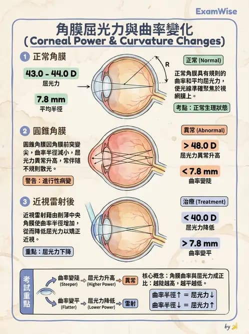 驗光師 - 散光、不等視與不等像 - AI 圖文解析預覽