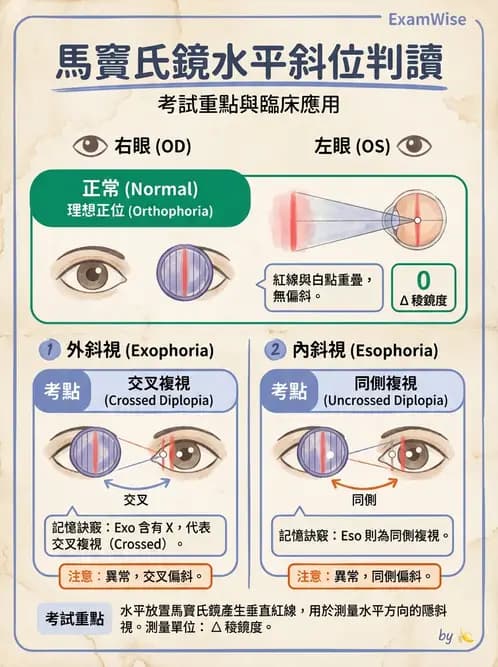 驗光師 - 隱斜位測量方法 - AI 圖文解析預覽