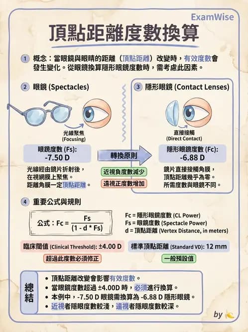 驗光師 - 屈光不正與近視遠視 - AI 圖文解析預覽
