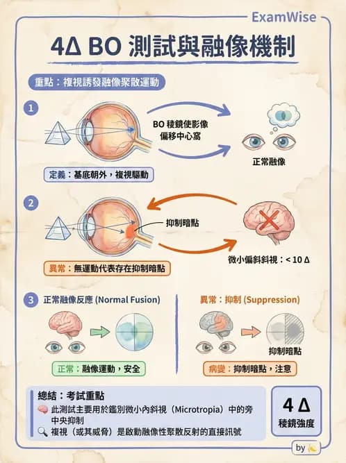驗光師 - 調節性內聚力與聚散功能檢測 - AI 圖文解析預覽