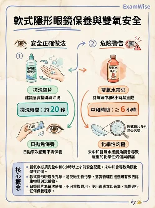 驗光師 - 隱形眼鏡護理 - AI 圖文解析預覽
