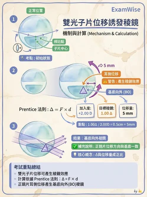 驗光師 - 雙光鏡片 - AI 圖文解析預覽