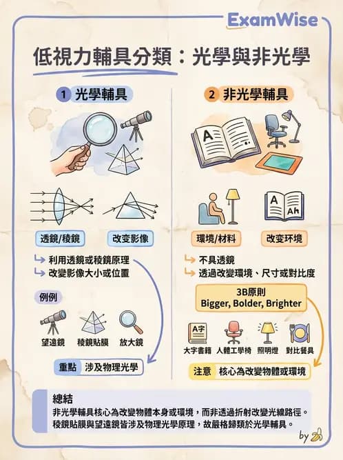 驗光師 - 低視力輔具臨床應用與選配 - AI 圖文解析預覽