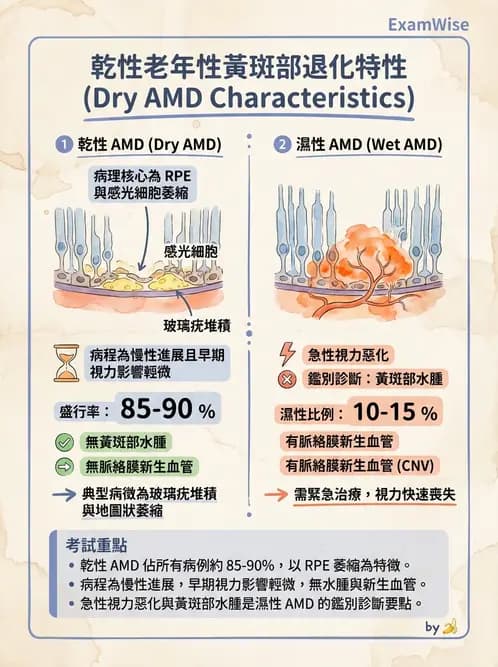 驗光師 - 老年性黃斑部及眼部退化疾病 - AI 圖文解析預覽