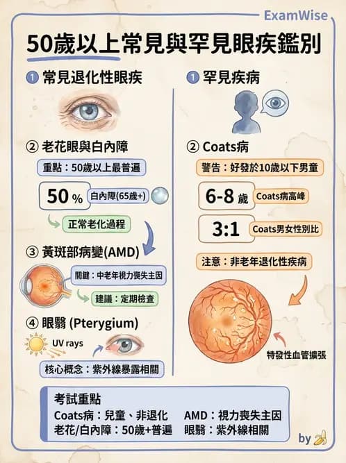 驗光師 - 老年性黃斑部及眼部退化疾病 - AI 圖文解析預覽