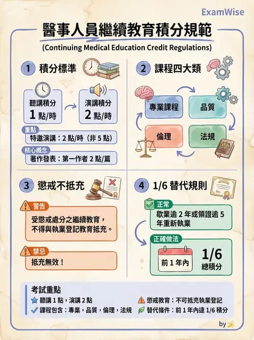 驗光師 - 執業資格與繼續教育 - AI 圖文解析預覽