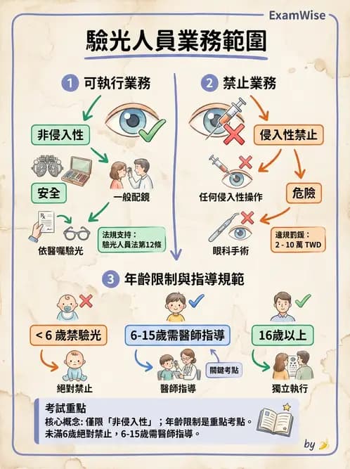 驗光師 - 業務範圍與轉介 - AI 圖文解析預覽