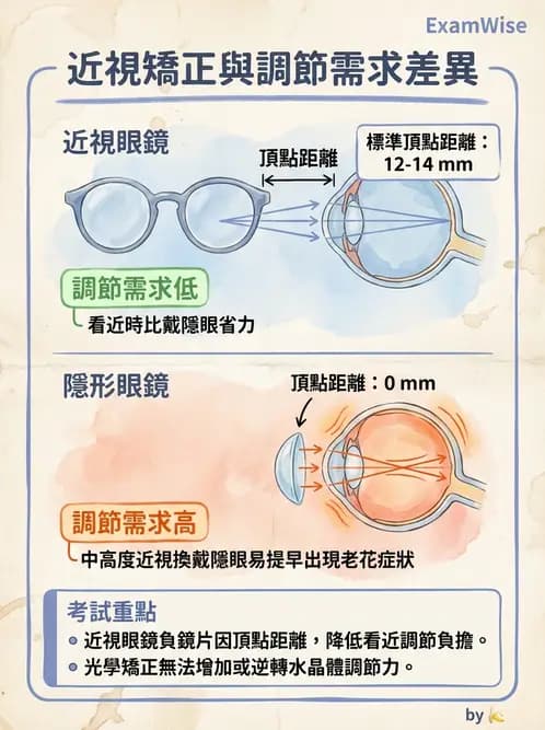 驗光師 - 景深、加入度與老花矯正 - AI 圖文解析預覽