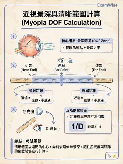 驗光師 - 景深、加入度與老花矯正 - AI 圖文解析預覽