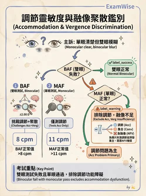 驗光師 - 調節功能與立體視融像評估 - AI 圖文解析預覽