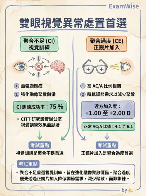 驗光師 - 水平聚散功能異常 - AI 圖文解析預覽