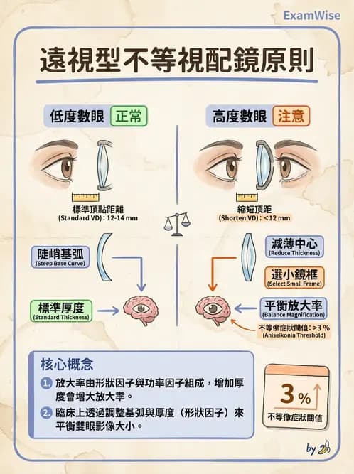 驗光師 - 不等視配鏡方法 - AI 圖文解析預覽
