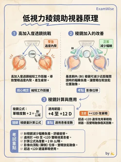 驗光師 - 低視力光學輔具處方與驗配 - AI 圖文解析預覽