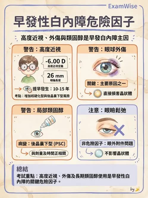 驗光師 - 水晶體疾病 - AI 圖文解析預覽