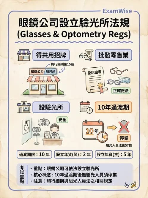 驗光師 - 驗光所設立與設置標準 - AI 圖文解析預覽