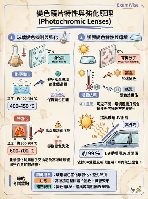 驗光師 - 鏡片材質、鍍膜與隱形眼鏡 - AI 圖文解析預覽