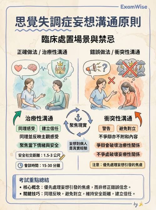 護理師 - 思覺失調症護理 - AI 圖文解析預覽