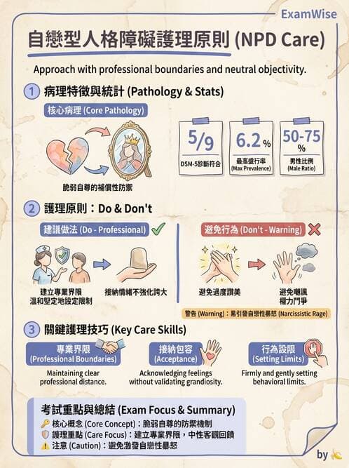 護理師 - 人格障礙與身體症狀障礙 - AI 圖文解析預覽
