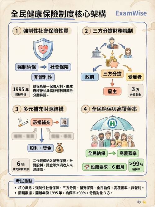 護理師 - 健康照護體系與健康政策 - AI 圖文解析預覽