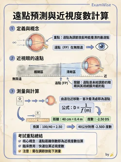 驗光師 - 屈光不正與近視遠視 - AI 圖文解析預覽