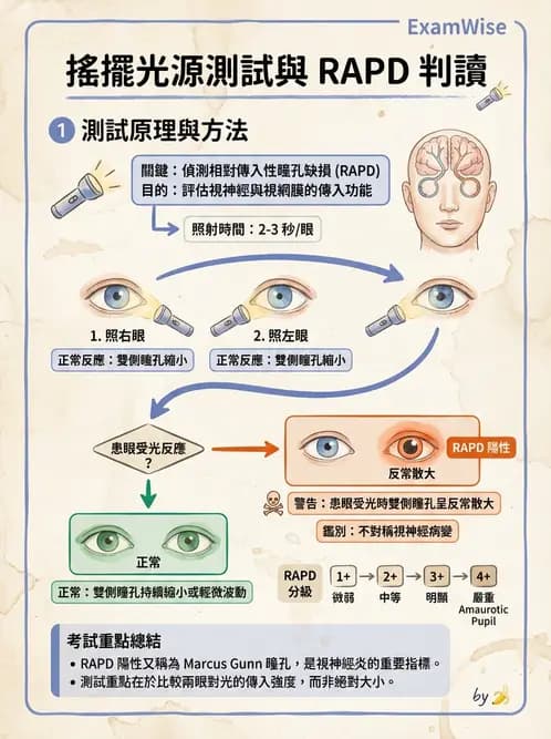 驗光師 - 眼外肌運動與眼位初步檢查 - AI 圖文解析預覽