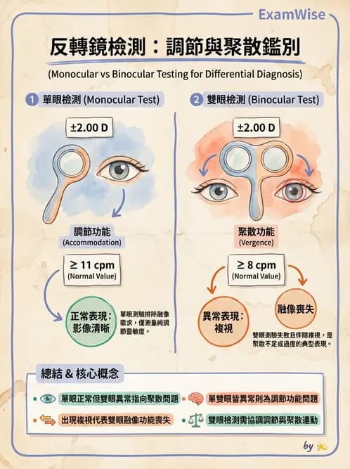 驗光師 - 調節功能與立體視融像評估 - AI 圖文解析預覽
