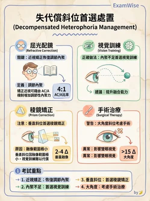 驗光師 - 稜鏡處方與垂直聚散處置 - AI 圖文解析預覽