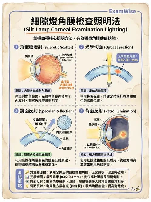 驗光師 - 裂隙燈與角膜弧度檢查 - AI 圖文解析預覽