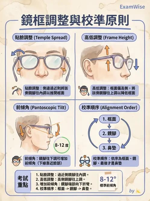 驗光師 - 鏡架配適與調整 - AI 圖文解析預覽