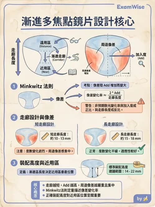 驗光師 - 漸進多焦點鏡片 - AI 圖文解析預覽
