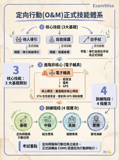 驗光師 - 定向行動與輔具社會資源 - AI 圖文解析預覽