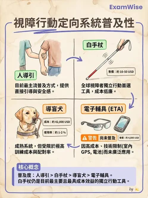 驗光師 - 定向行動與輔具社會資源 - AI 圖文解析預覽