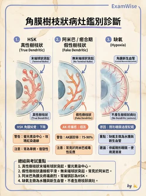 驗光師 - 感染性角結膜炎 - AI 圖文解析預覽