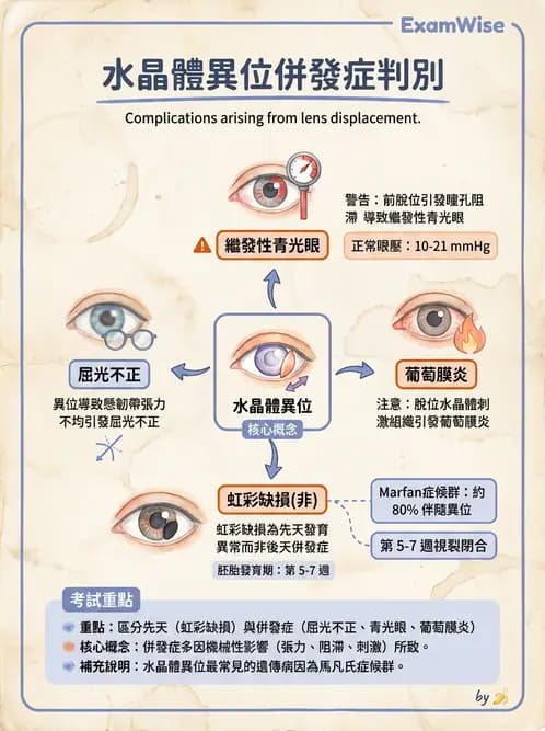 驗光師 - 水晶體疾病 - AI 圖文解析預覽
