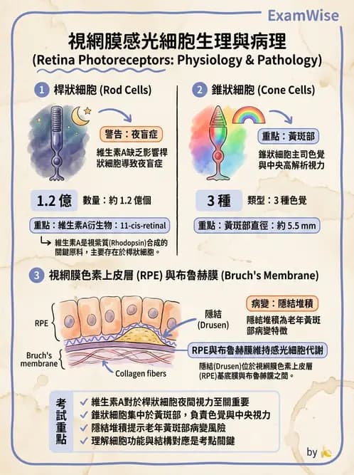 驗光師 - 老年性黃斑部及眼部退化疾病 - AI 圖文解析預覽