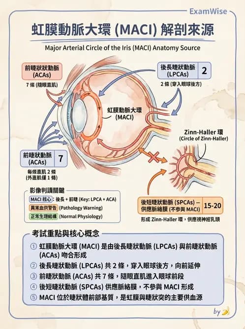 驗光師 - 眼循環系統 - AI 圖文解析預覽