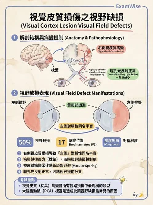 驗光師 - 視覺神經傳導系統 - AI 圖文解析預覽
