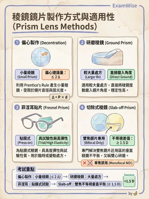驗光師 - 稜鏡臨床應用 - AI 圖文解析預覽