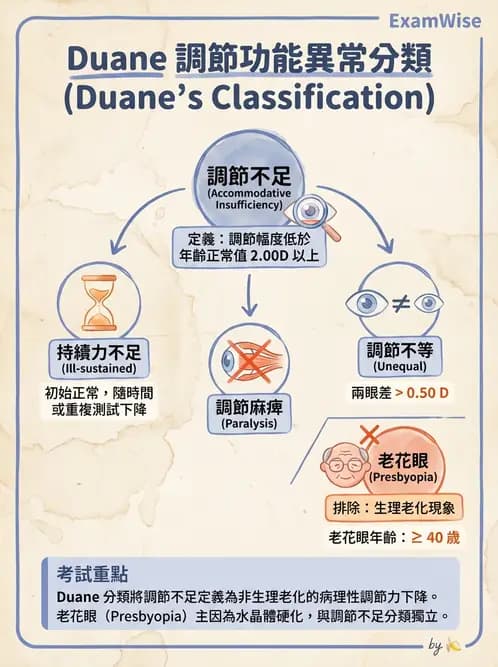 驗光師 - 調節功能異常與處置 - AI 圖文解析預覽