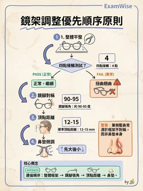 驗光師 - 鏡架配適與調整 - AI 圖文解析預覽