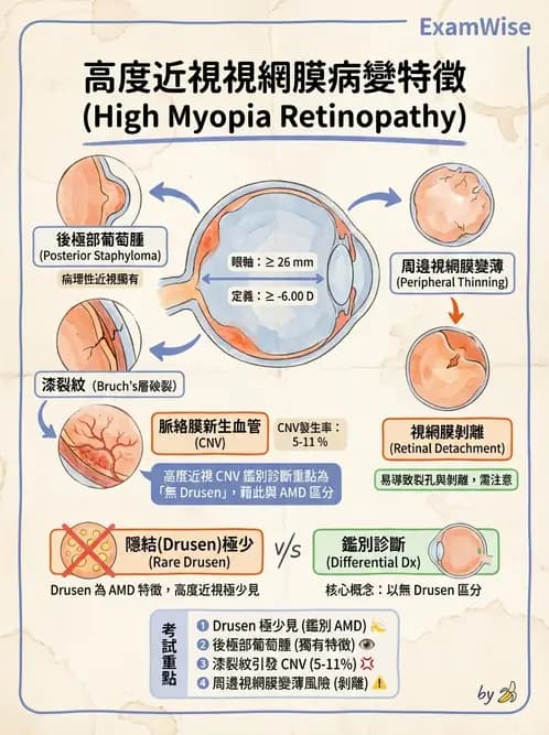 驗光師 - 近視併發症 - AI 圖文解析預覽