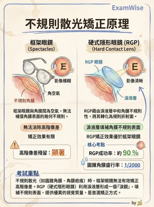 驗光師 - 鏡片材質、鍍膜與隱形眼鏡 - AI 圖文解析預覽
