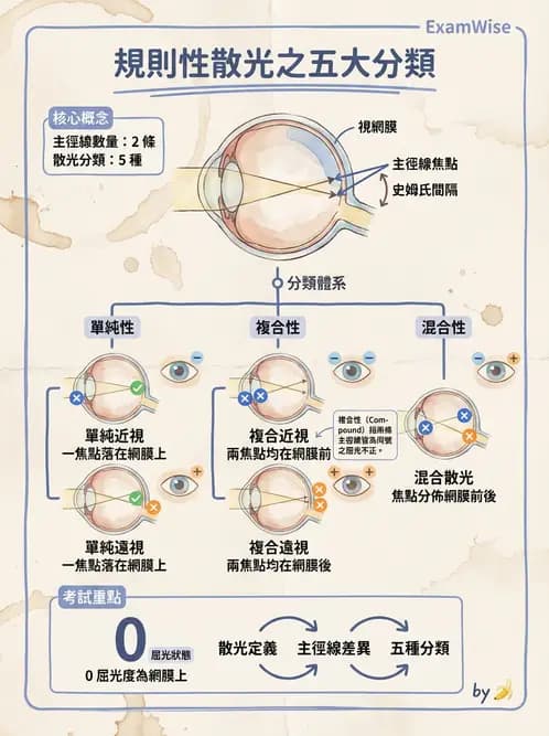 驗光師 - 散光分類與臨床判讀 - AI 圖文解析預覽