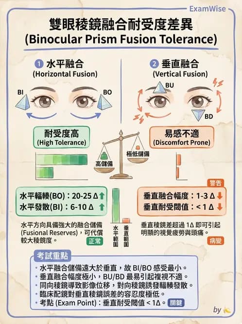 驗光師 - 稜鏡臨床應用 - AI 圖文解析預覽