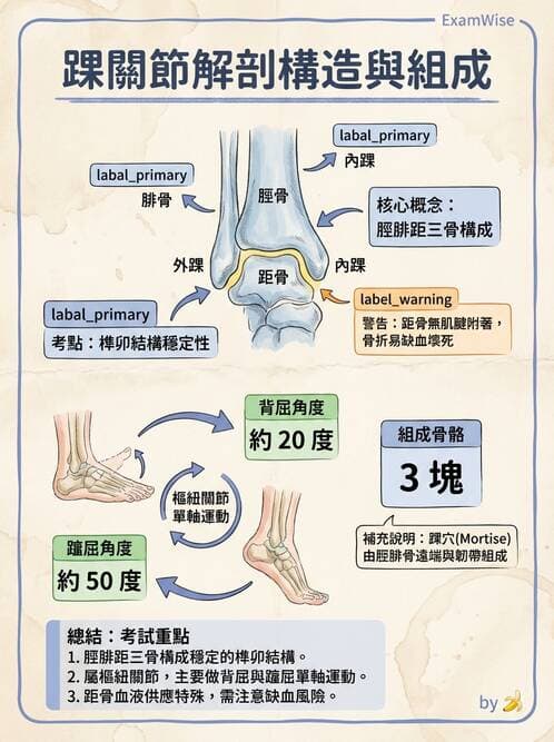 護理師 - 骨骼、肌肉系統 - AI 圖文解析預覽