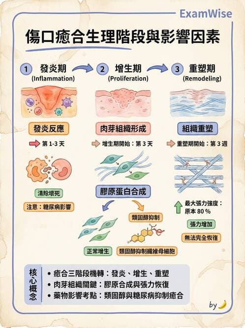 護理師 - 發炎、細胞傷害及修復 - AI 圖文解析預覽